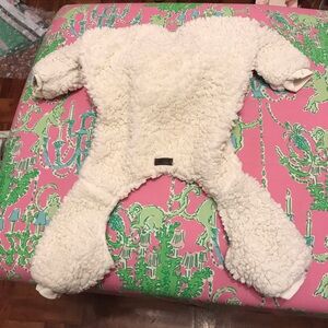 UGG white Sherpa dog outfit size large